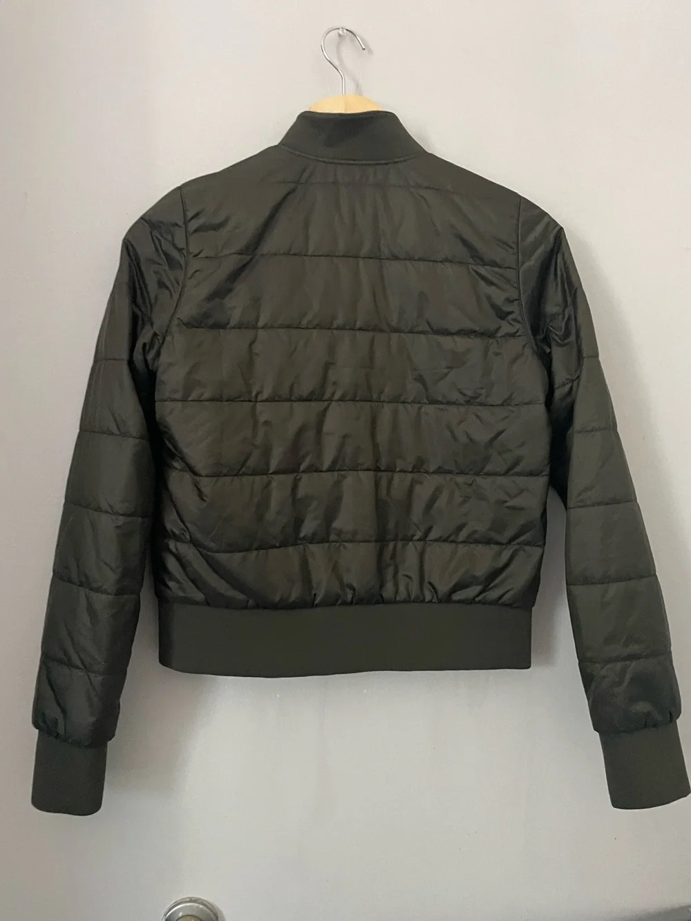 Lululemon Non-stop Olive Green Reversible Bomber Jacket 4